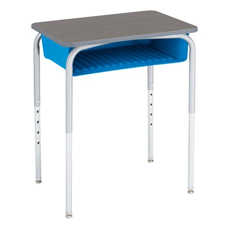 Structure Series Open Front Desk w/ Brilliant Blue Book Box