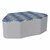 Shapes Series II Modular Soft Seating - Petal - Telegraph Indigo/Light Gray
