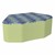 Shapes Series II Modular Soft Seating - Petal - Telegraph Indigo/Fern Green