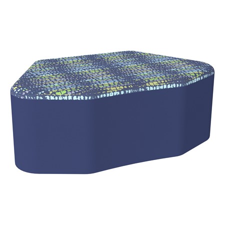 Shapes Series II Modular Soft Seating - Petal - Telegraph Indigo/Navy