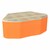 Shapes Series II Modular Soft Seating - Petal - Telegraph Biscuit/Orange