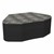 Shapes Series II Modular Soft Seating - Petal - Telegraph Steel/Black