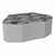 Shapes Series II Modular Soft Seating - Petal - Obscura Licorice/Light Gray