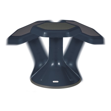 Active Learning Stool (20" Stool Height) - Navy - Range of Motion