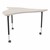 Structure Series Triangular Wave Mobile Collaborative Table w/ Laminate Top