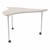Structure Series Triangular Wave Mobile Collaborative Table w/ Laminate Top