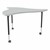 Structure Series Triangular Wave Mobile Collaborative Table w/ Laminate Top