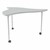 Structure Series Triangular Wave Mobile Collaborative Table w/ Laminate Top