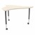 Structure Series Triangular Wave Mobile Collaborative Table w/ Laminate Top