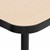Structure Series Triangular Wave Mobile Collaborative Table w/ Laminate Top - Edge