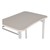 Rectangle Collaborative Desk w/ Curved Edge - Curved edge &amp; pencil groove
