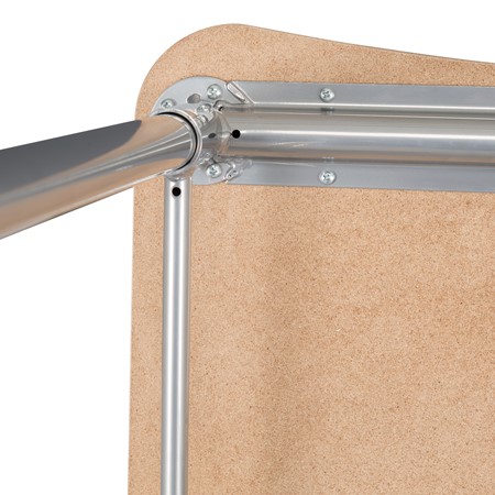 Rectangle Collaborative Desk w/ Curved Edge - Frame
