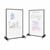 Portable Ballistic Partition (6' 6" H x 4' W) - Double-Sided Magnetic Dry Erase Board