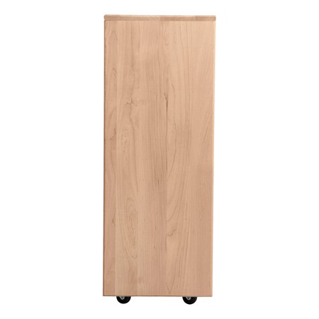 Maple 25-Tray Cubby Storage Unit - Side