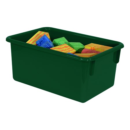 Maple 25-Tray Cubby Storage Unit - Green Tray