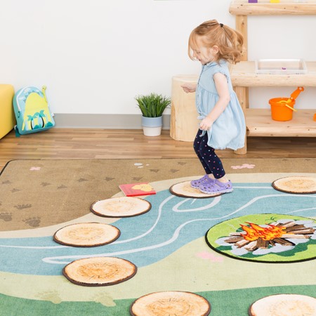 Campfire Storytime Rug Set