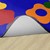 Primary Color Cog Border Classroom Rug - Backing