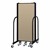 5' H Vinyl Freestanding Portable Partition - Closed