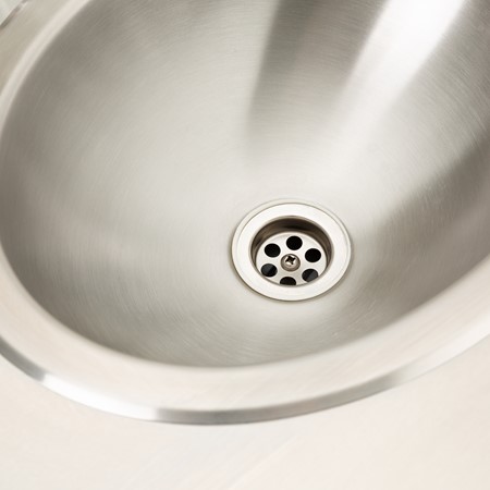 Stainless Steel Portable Preschool Sink -- Drain