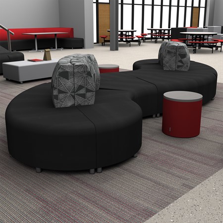 Shapes Series II Backless Banquette Soft Seating